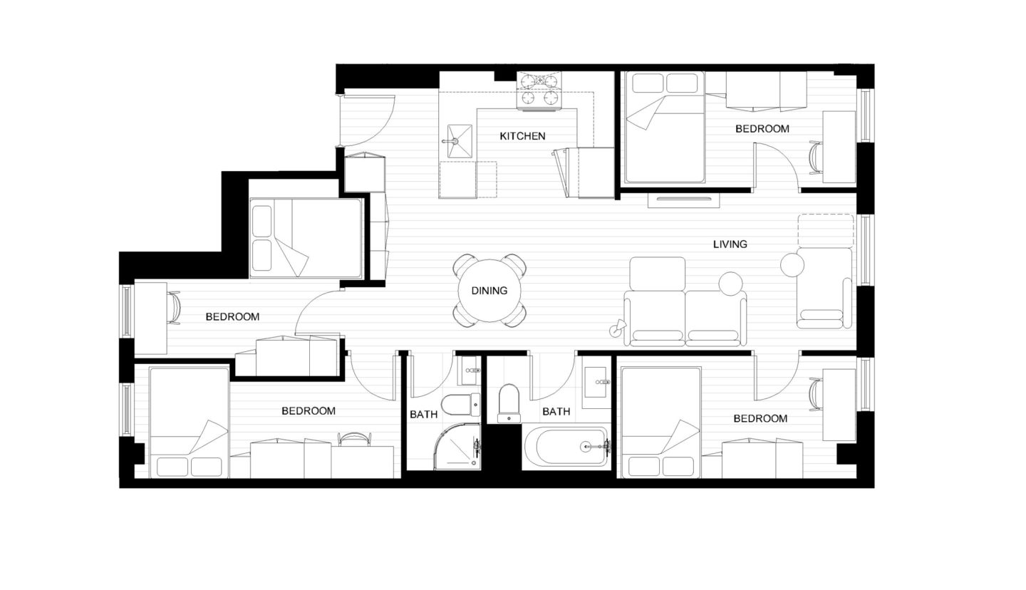 Le Mildore Floorplan A