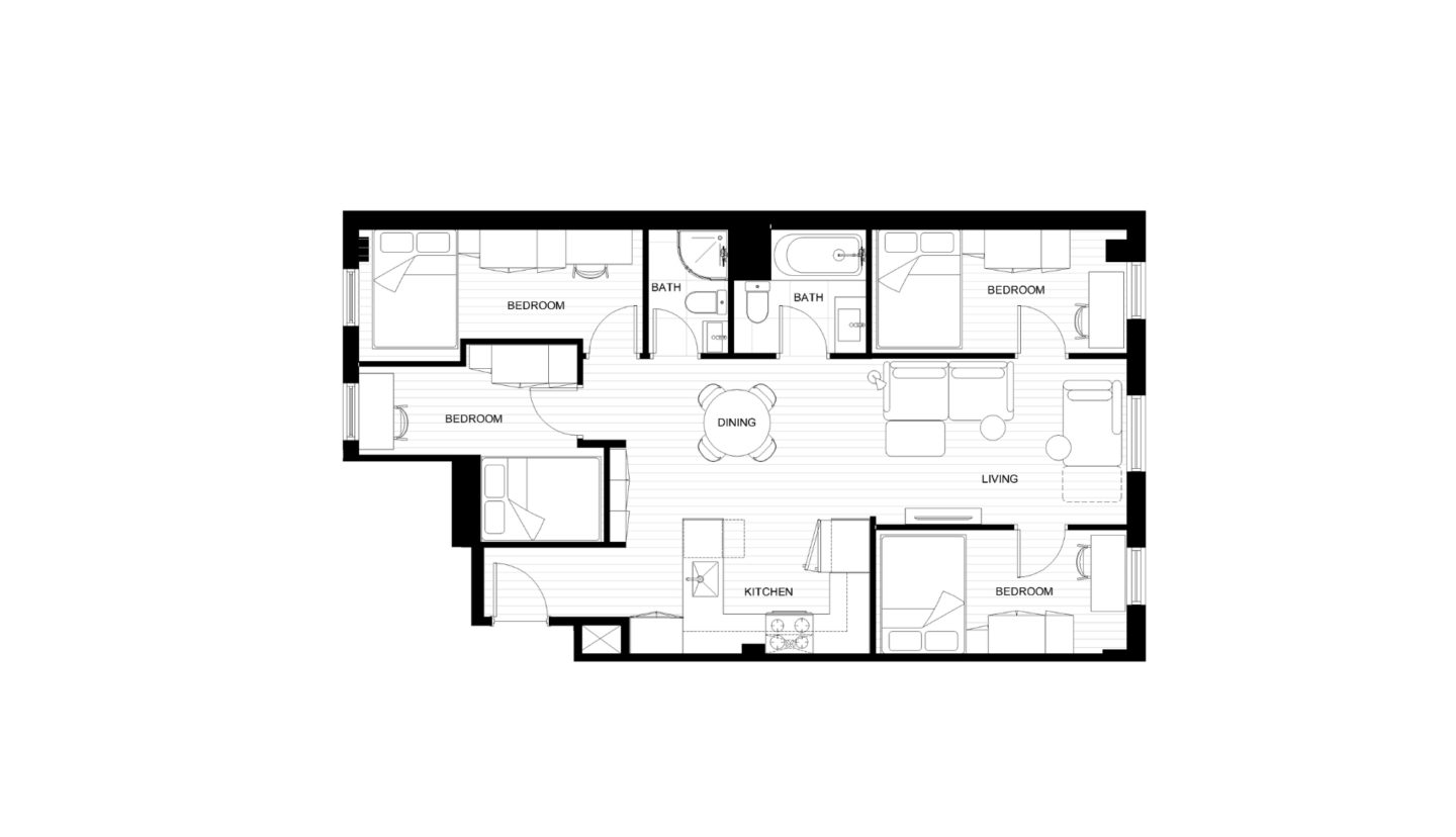 Le Mildore Floorplan B