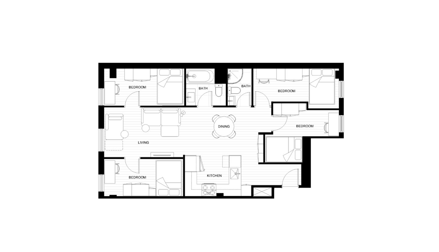 Le Mildore Floorplan C