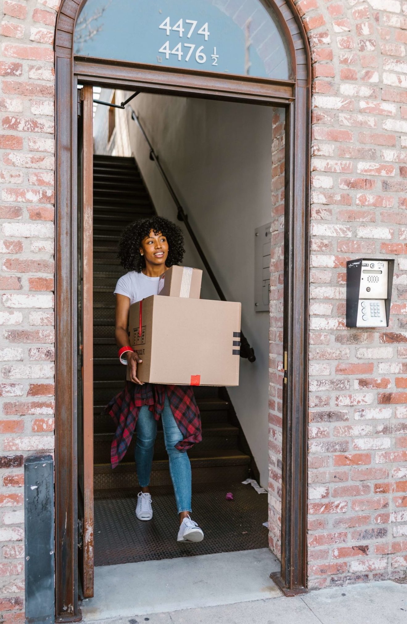 Student on moving day